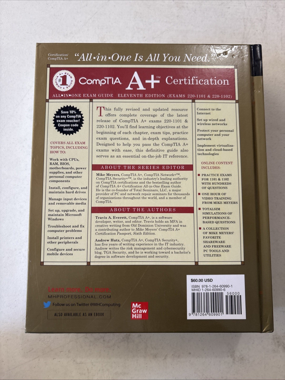 McGraw Hill CompTIA A+ Mike Meyers 11th Ed 2023 Book English