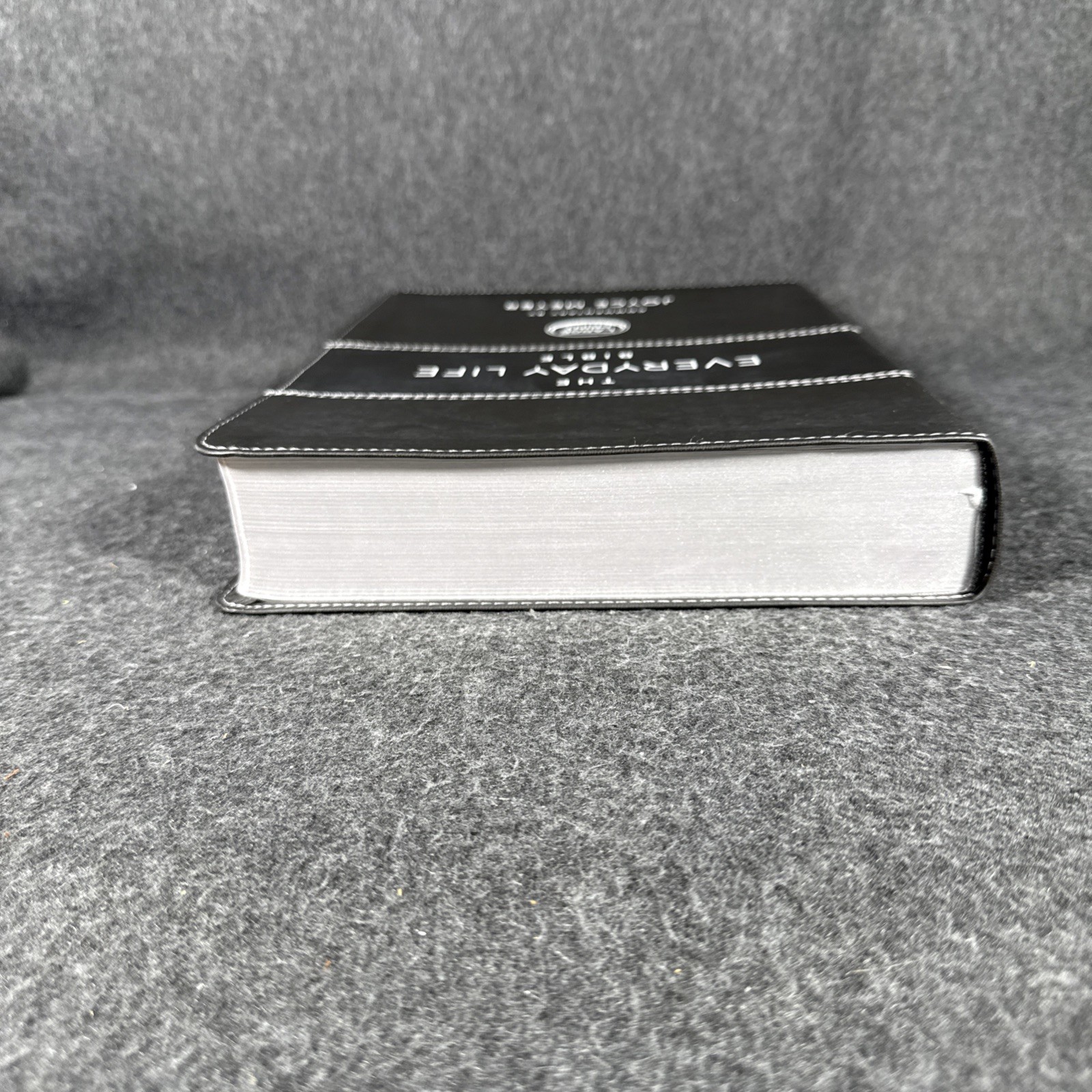 The Everyday Life Bible Large Print Joyce Meyer Black Leatherluxe Amplified, Box