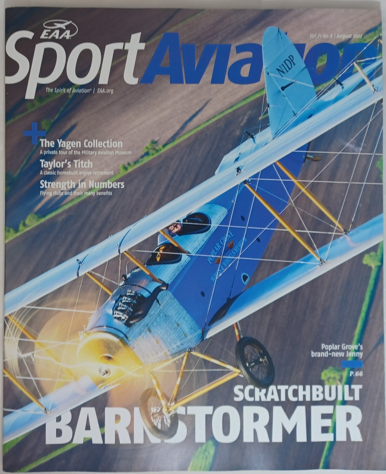 EAA Sport Aviation Magazine 2023,2022,2021,2020,2019 The Spirit of Aviation