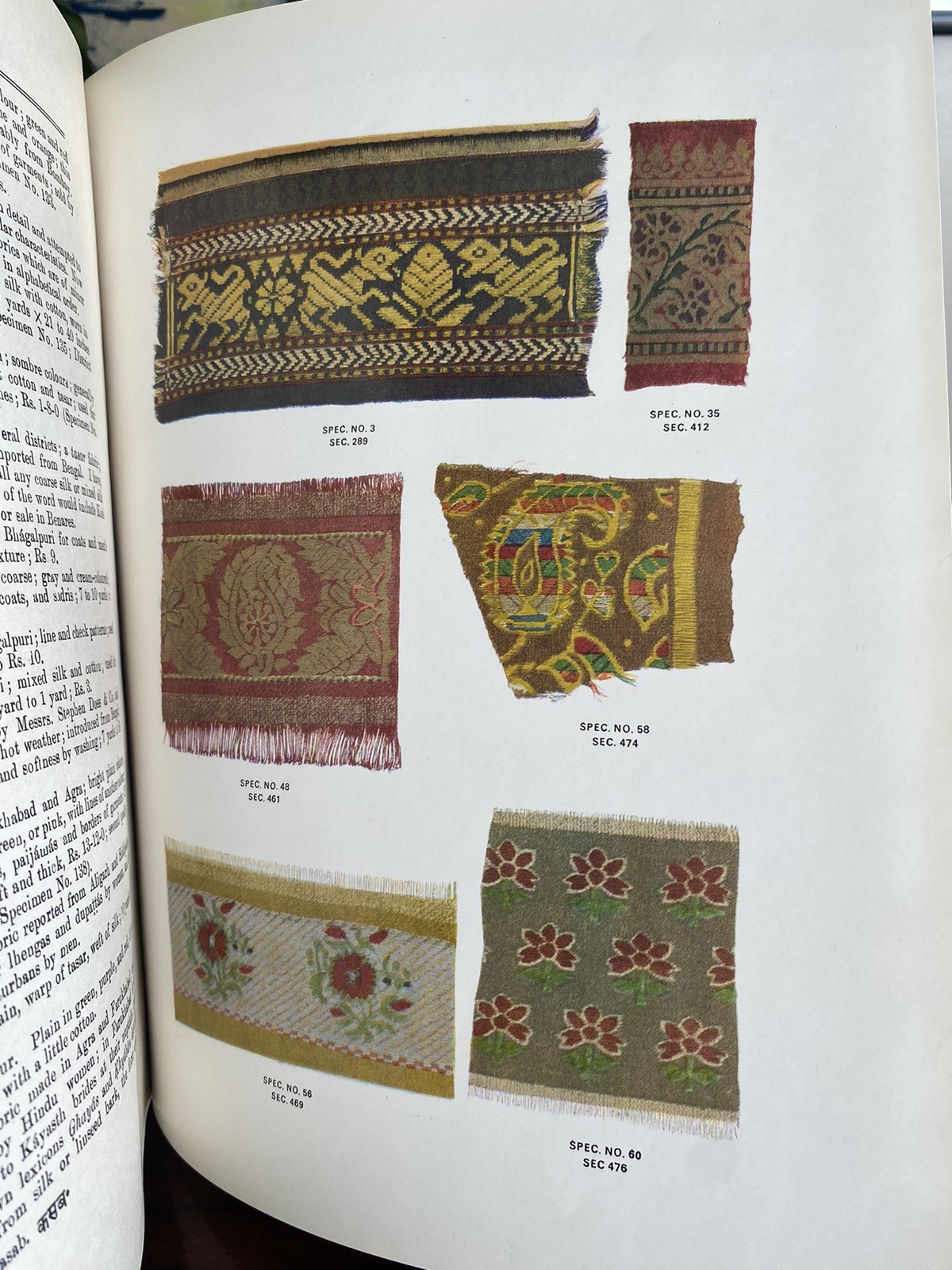 Calico Museum Textile Monograph Silk Fabrics 1974 Reprint India Ahmedabad