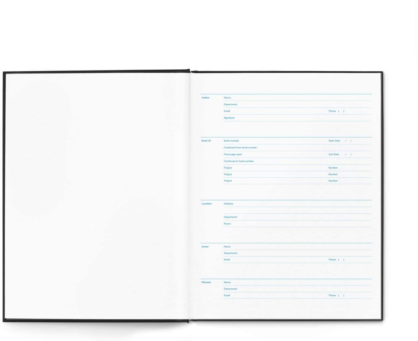 Advanced E7-C Expanded Hardcover Lab Notebook, 9.25 x 11.75 in (23.5 x 30 cm)…