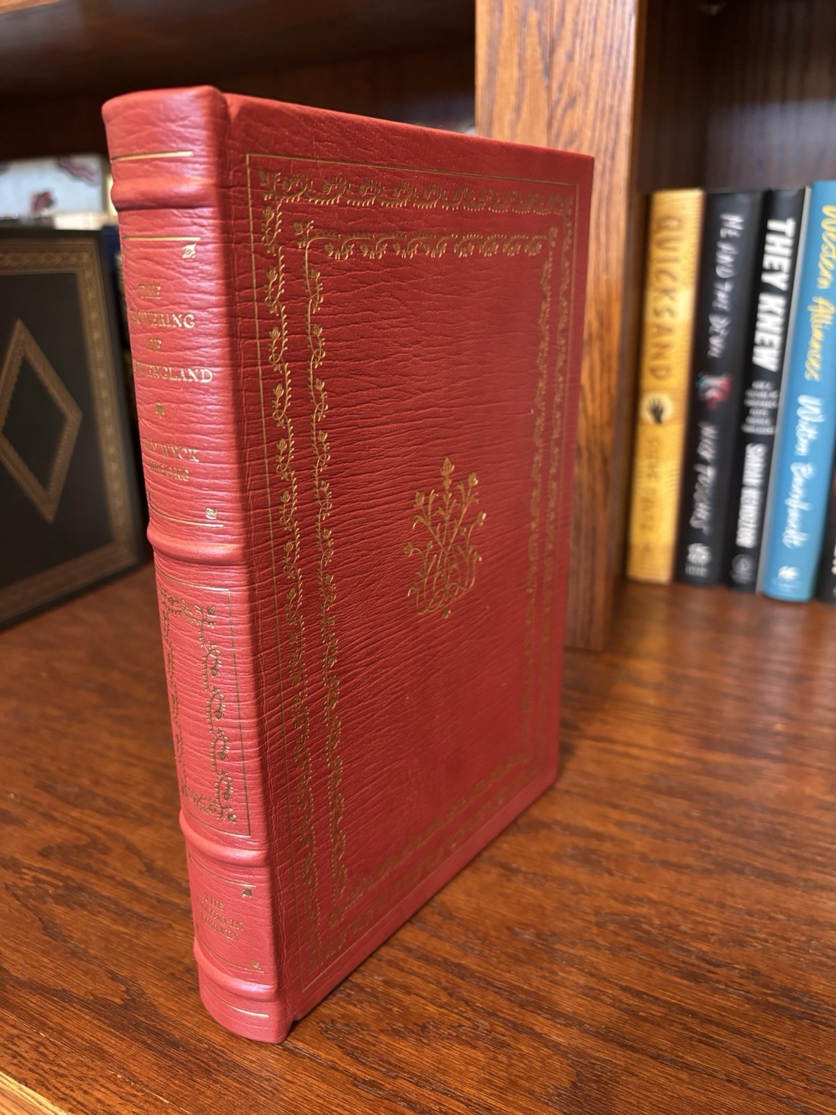 The Flowering of New England. Van Wyck Brooks.Franklin Library 1979 Full Leather