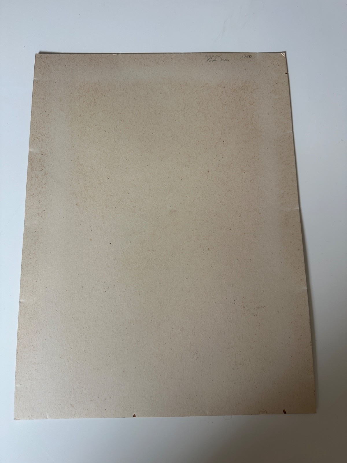 DERBYSHIRE Manuscript Map See VIDEO Presentation 38.5 × 28.5cm hand-painted 1950