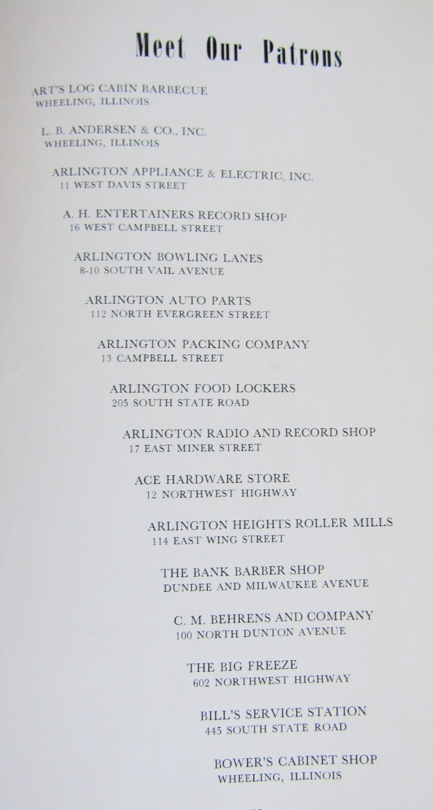1949 The Heights Arlington Heights Illinois High School Yearbook Book