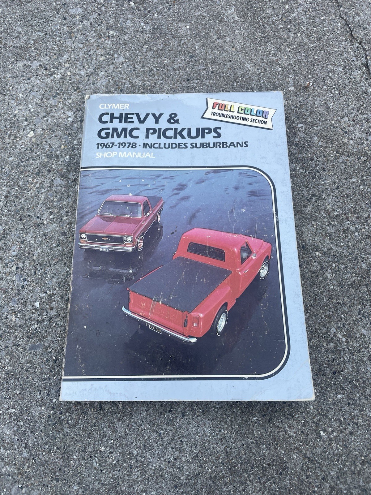 1967-1982 Chevy GMC C-Series PICKUPS- SUBURBANS Clymer Shop Manual Full Color