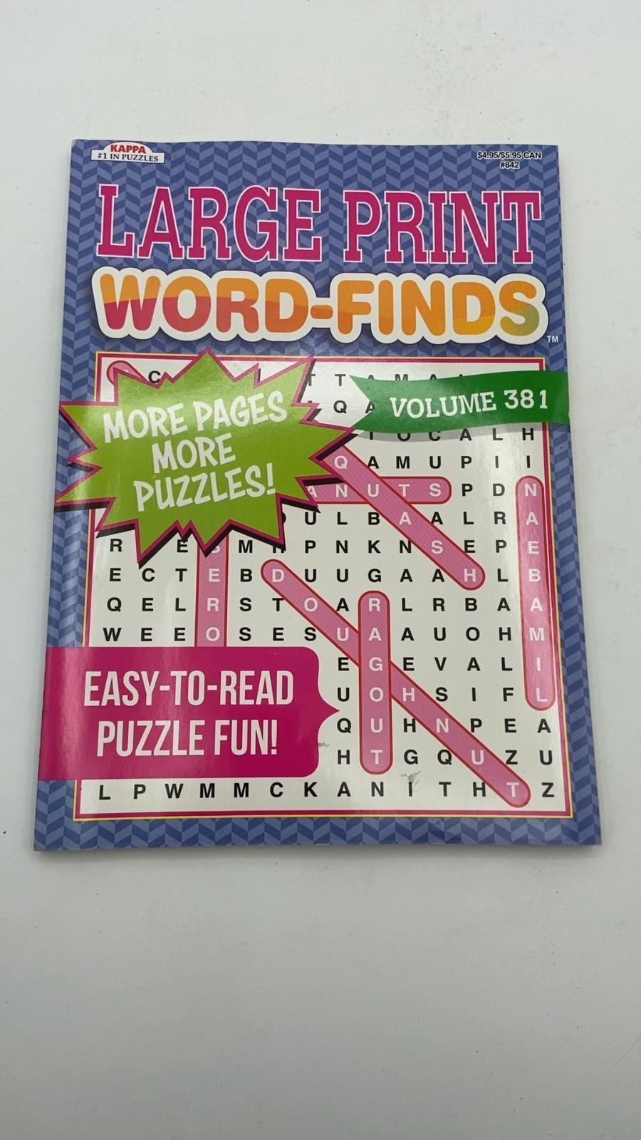 Large Print Word-Finds Paperback Volume 381 2022