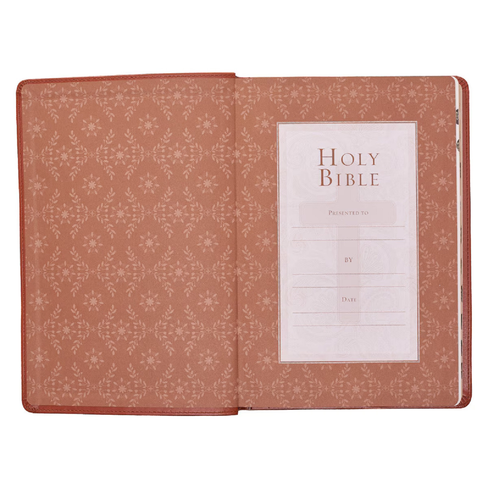 KJV Tan Large Print Thumb Index Edition BRAND NEW in Shrink Wrap!!!