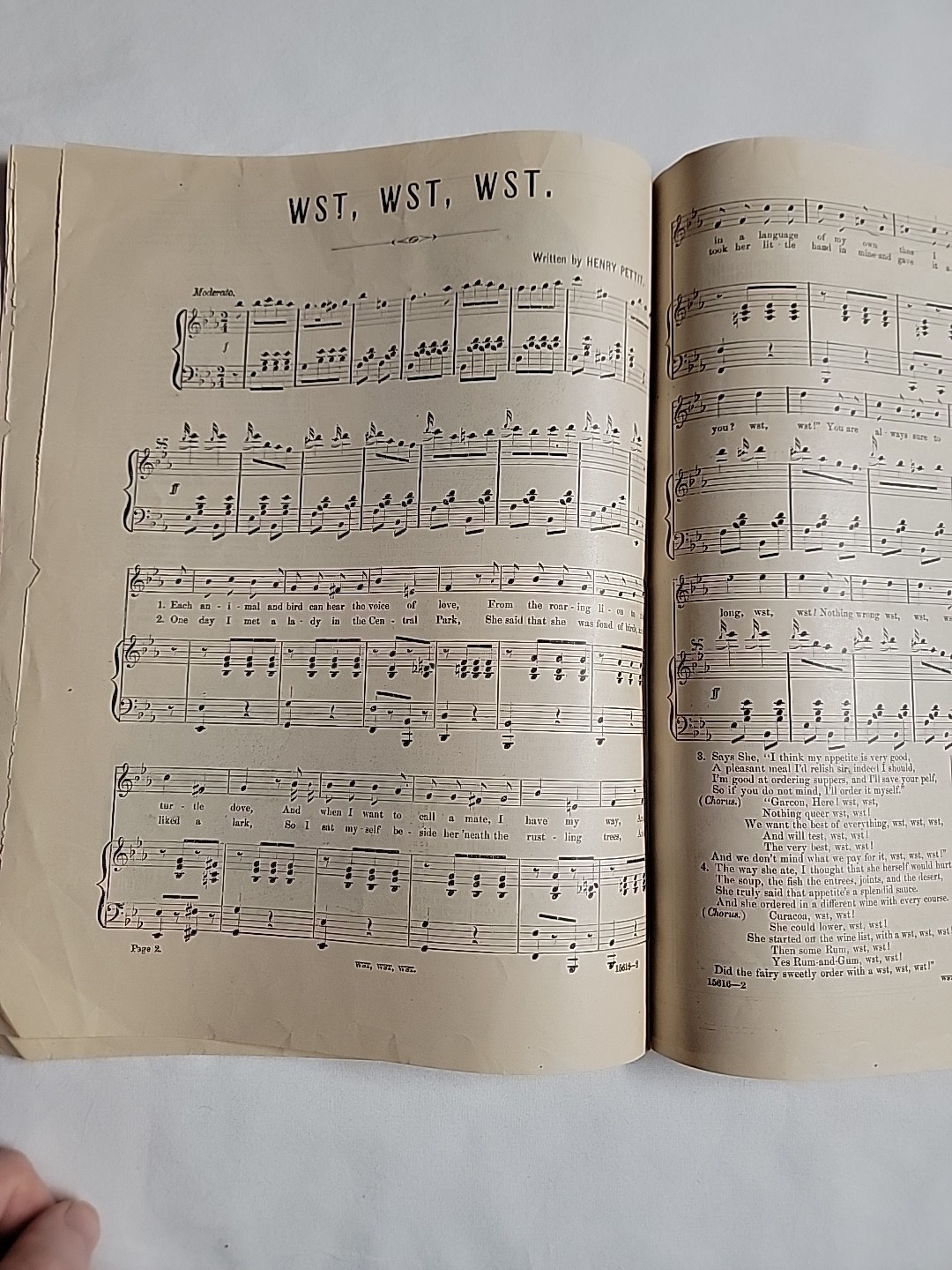 Rare July 1888 Utica N.Y. Antique “Wait’s The Monthly Review” Music Book