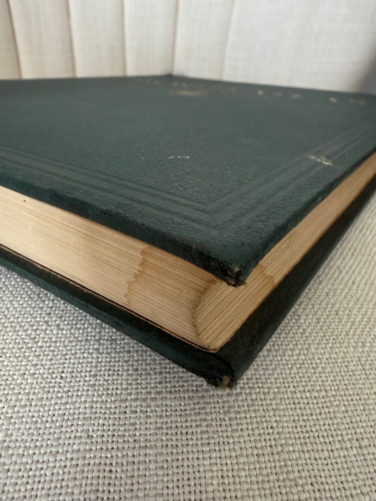 AS IS** Rand McNally WORLD ATLAS Premier Edition LARGE book maps charts vintage
