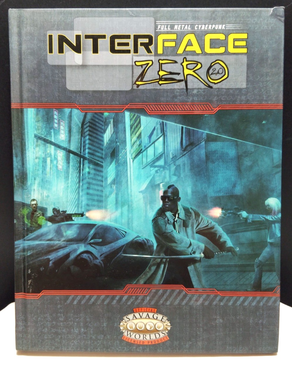 Interface Zero 2.0 Savage Worlds GGPIZ201 David Jarvis Hardcover Cyberpunk RPG