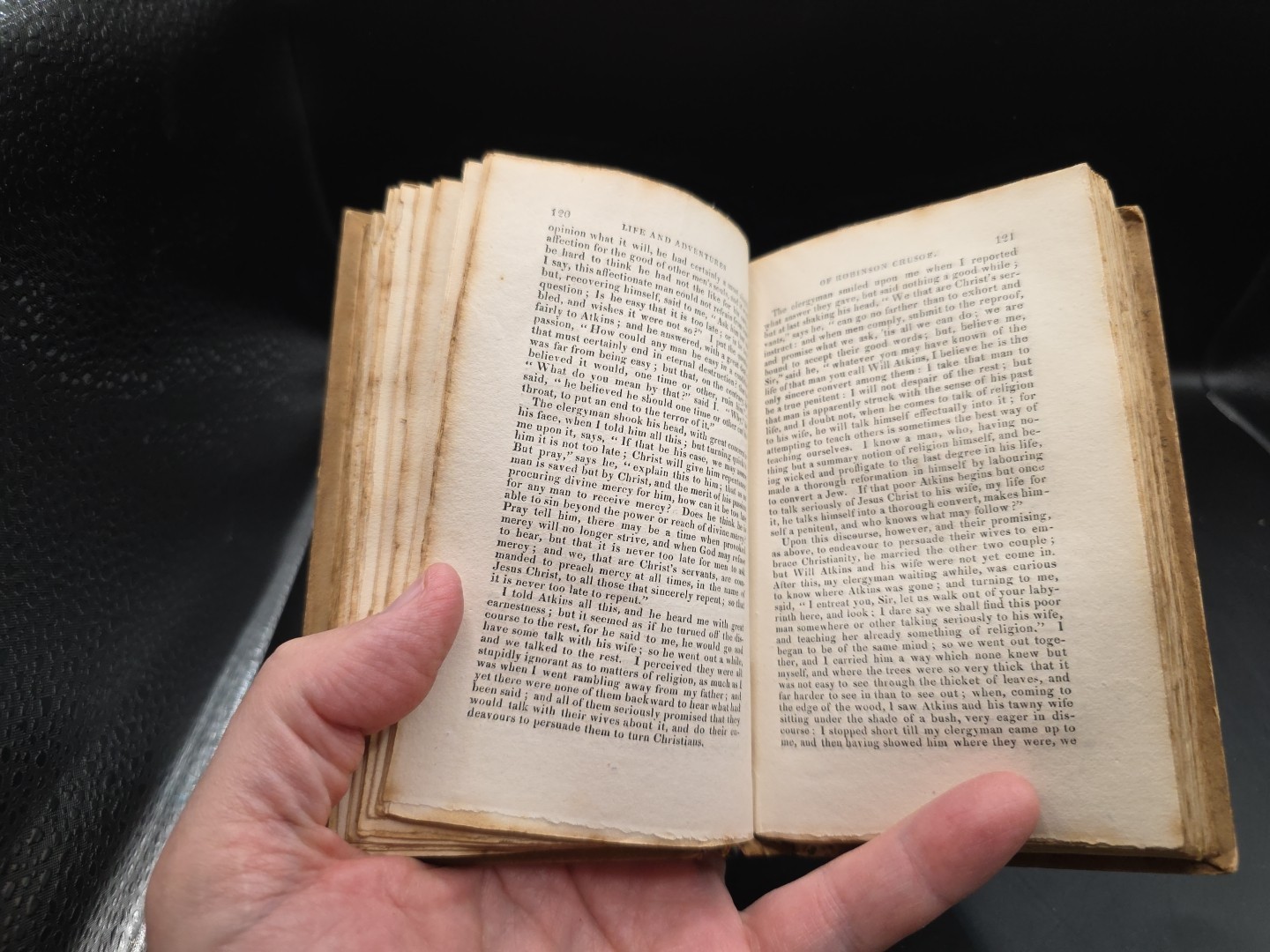 1822 Robinson Crusoe 2 vo. *Original Paper Bindings* Unique Printing