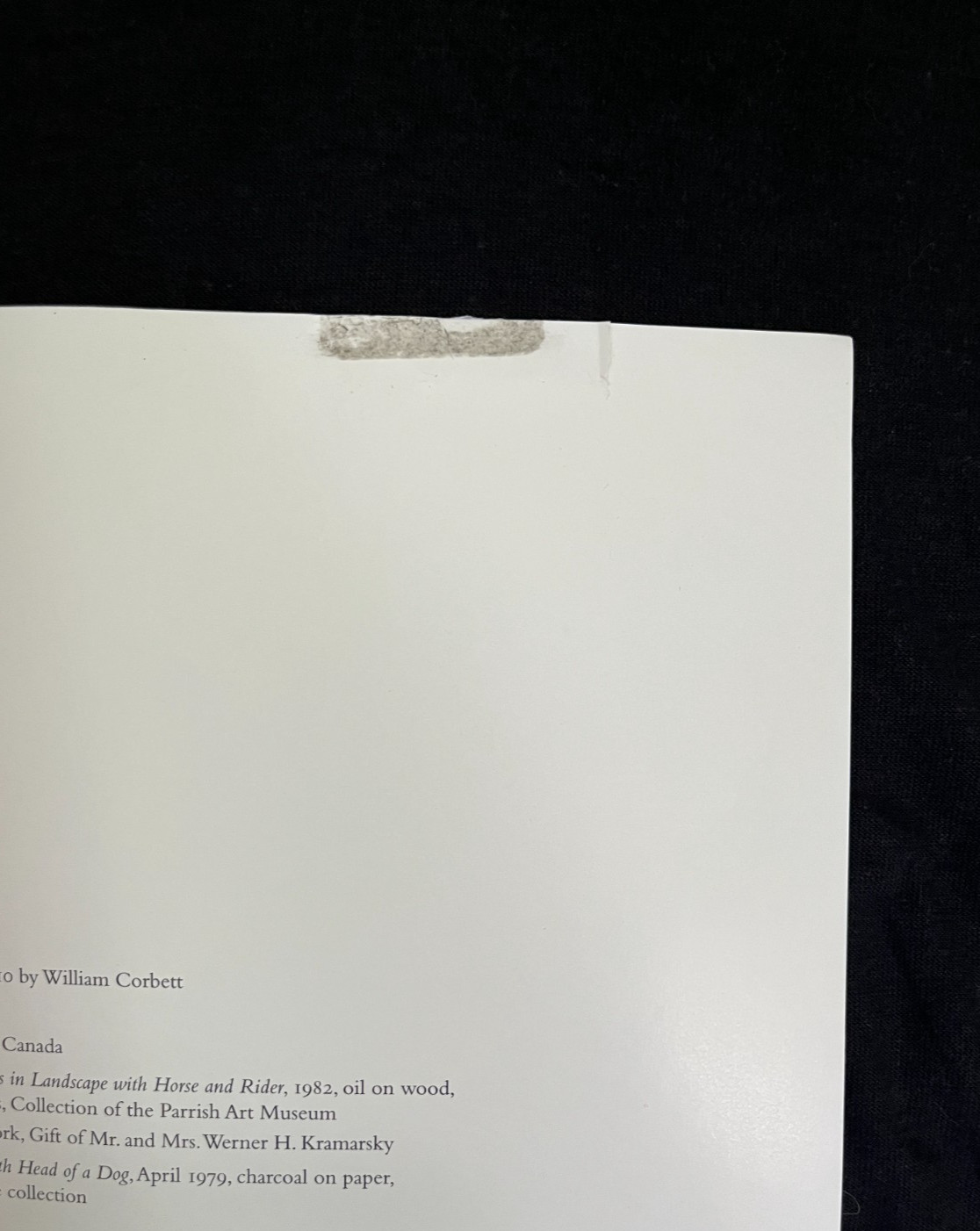 Rare Albert York Monograph, Essay by William Corbett, 2010, signed by author