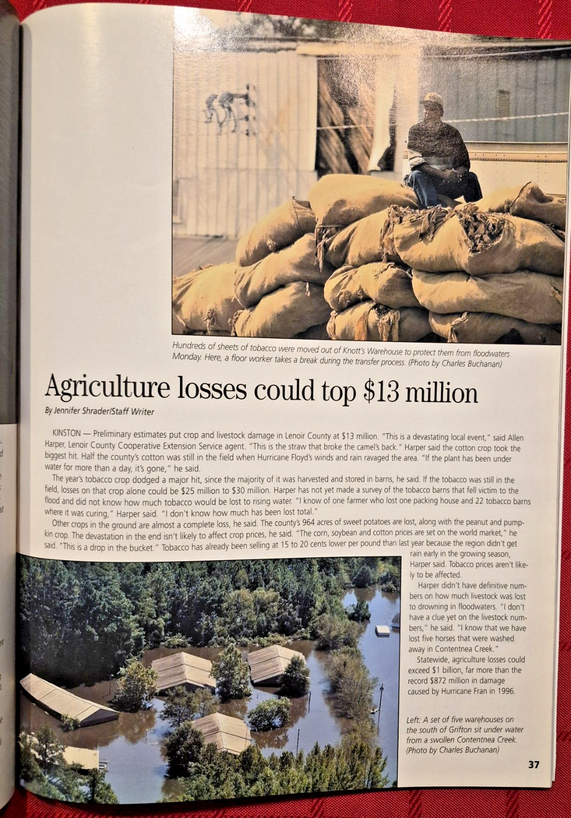 Hurricane Floyd and The 500 Year Flood – Kinston, The Free Press, 1999 Paperback