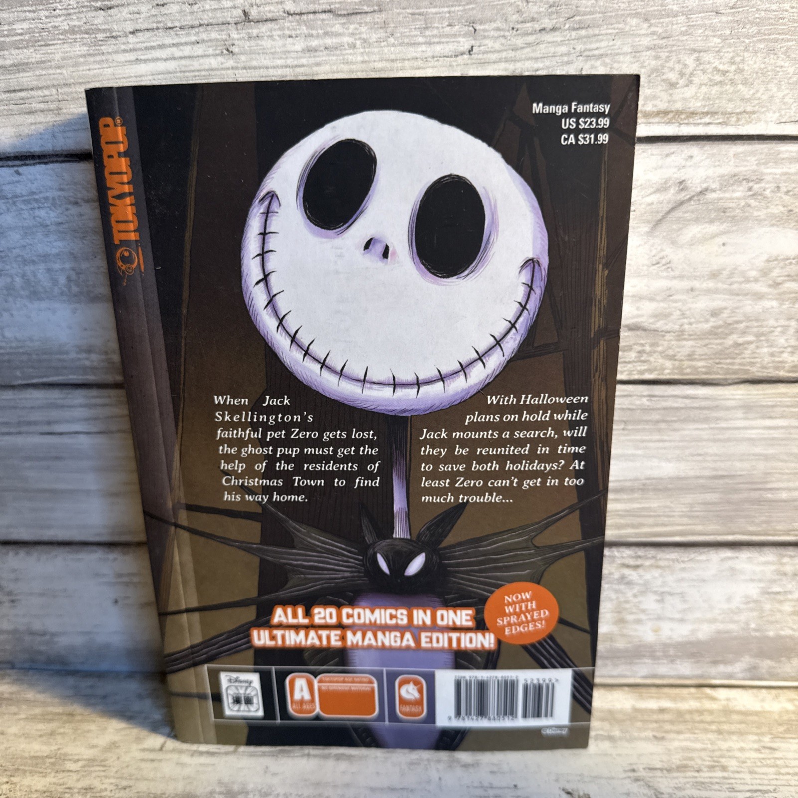 New! Disney Tim Burton’s The Nightmare Before Christmas Zero’s Journey Manga