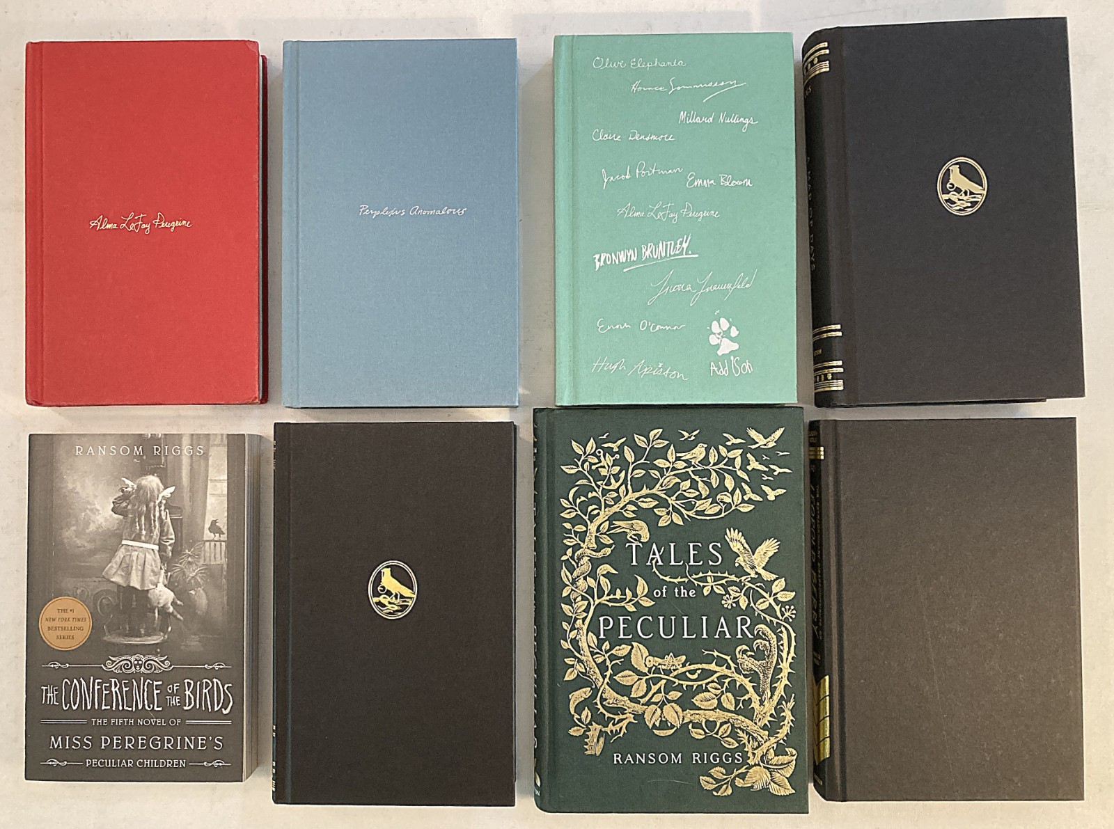 Lot of 8 by Ransom Riggs FIRST Editions/ first printings (2 SIGNED) HC/DJ VGC