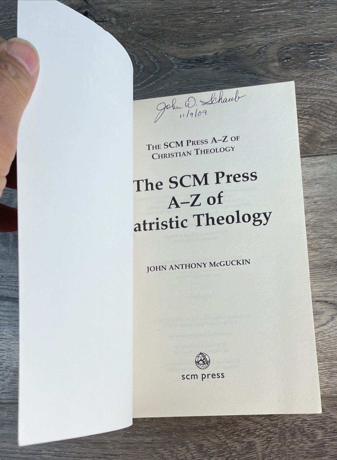 SCM PRESS A-Z OF PATRISTIC THEOLOGY By John Mcguckin Excellent