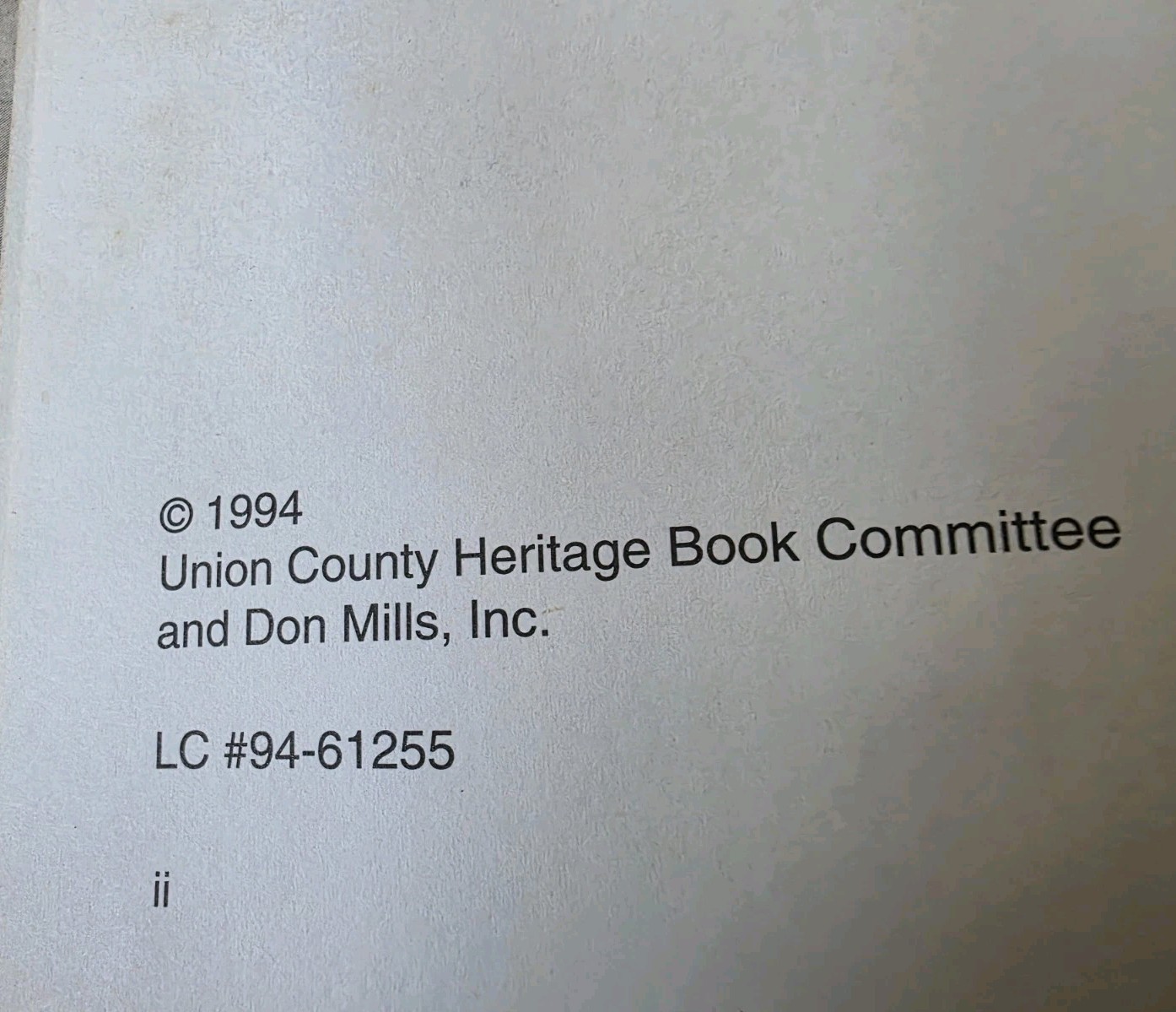 The Heritage of Union County, Georgia – Volume 1 Hardcover 1832-1994 (371 Pages)