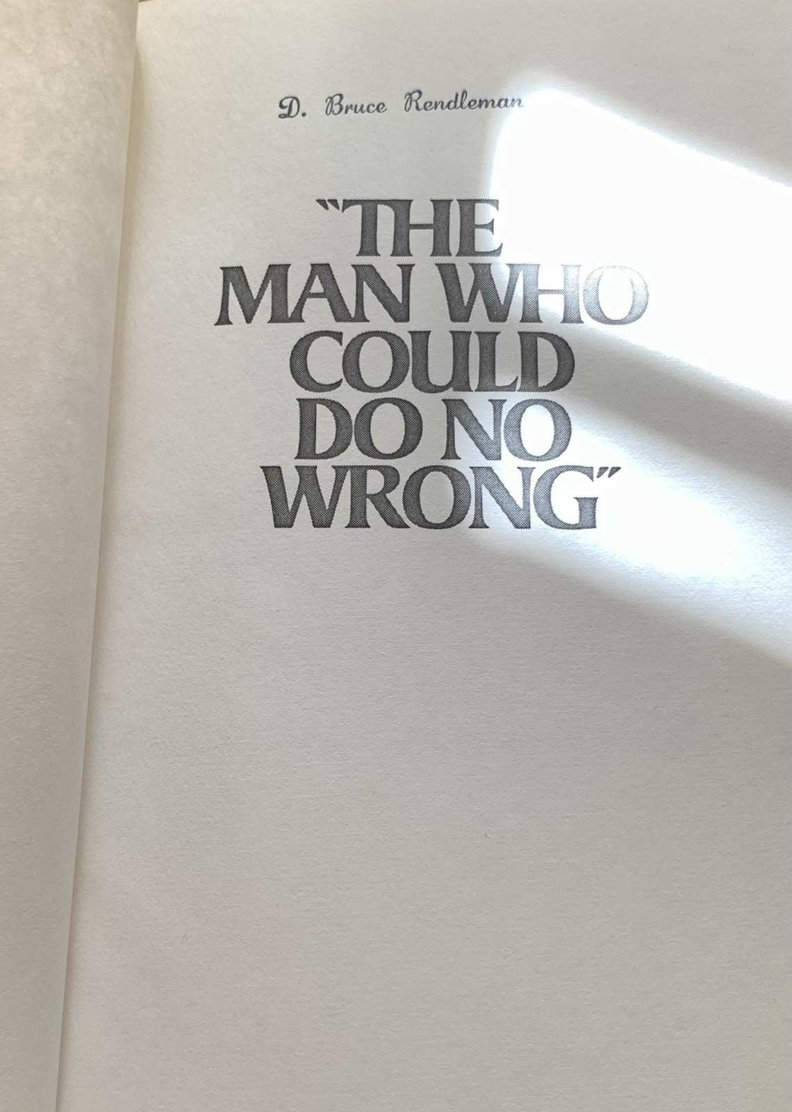 Lot of 2 John Sherrill books: Man who could do no wrong, Glimpses of Glory