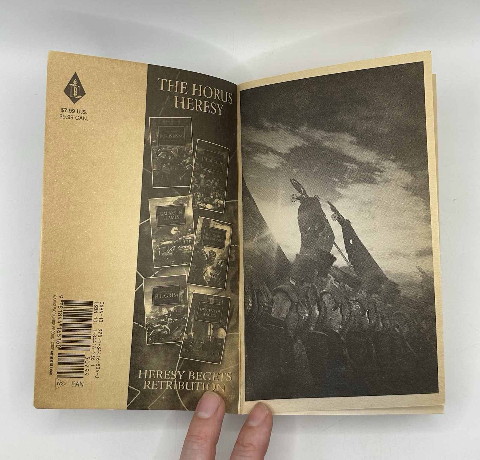 Legion by Dan Abnett The Horus Heresy Warhammer 40K First Printing MM PB Book