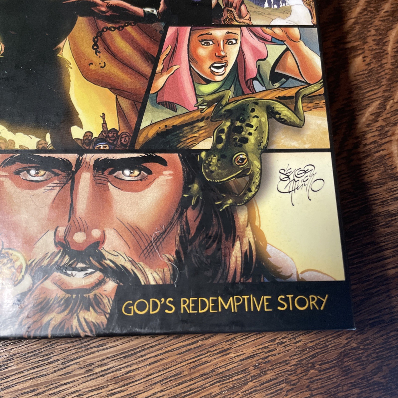 Action Bible : God’s Redemptive Story by Doug Mauss (2010, Hardcover)