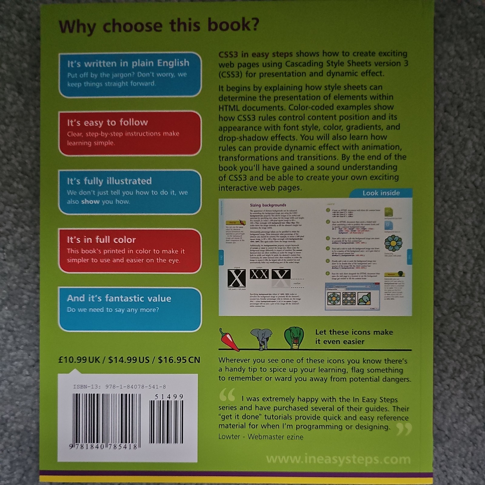 In Easy Steps Ser.: CSS3 in Easy Steps by Mike McGrath (2013, Trade Paperback)