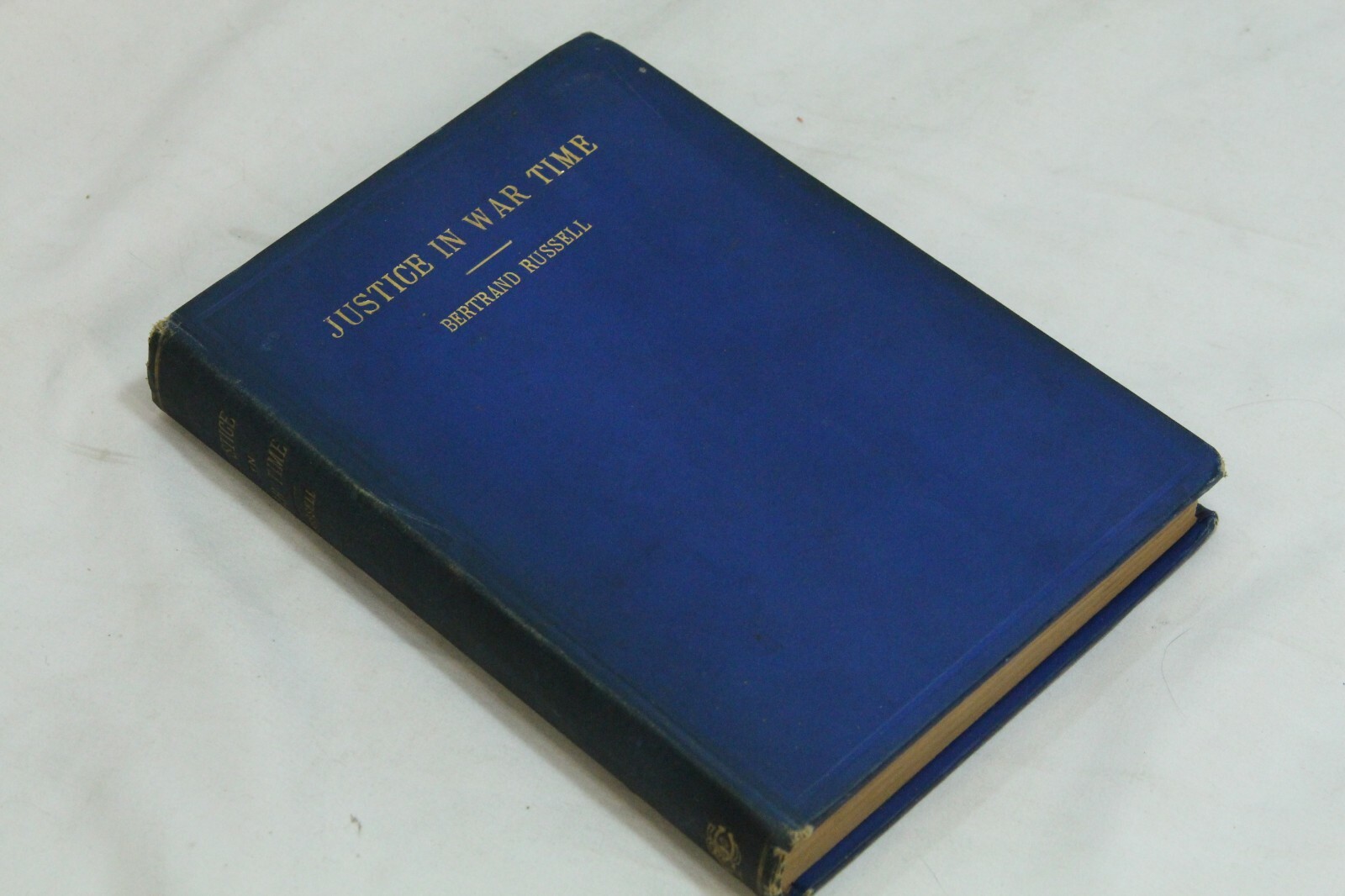 1916 Justice In War Time 1st Edition Bertrand Russell Hardcover 243 pages