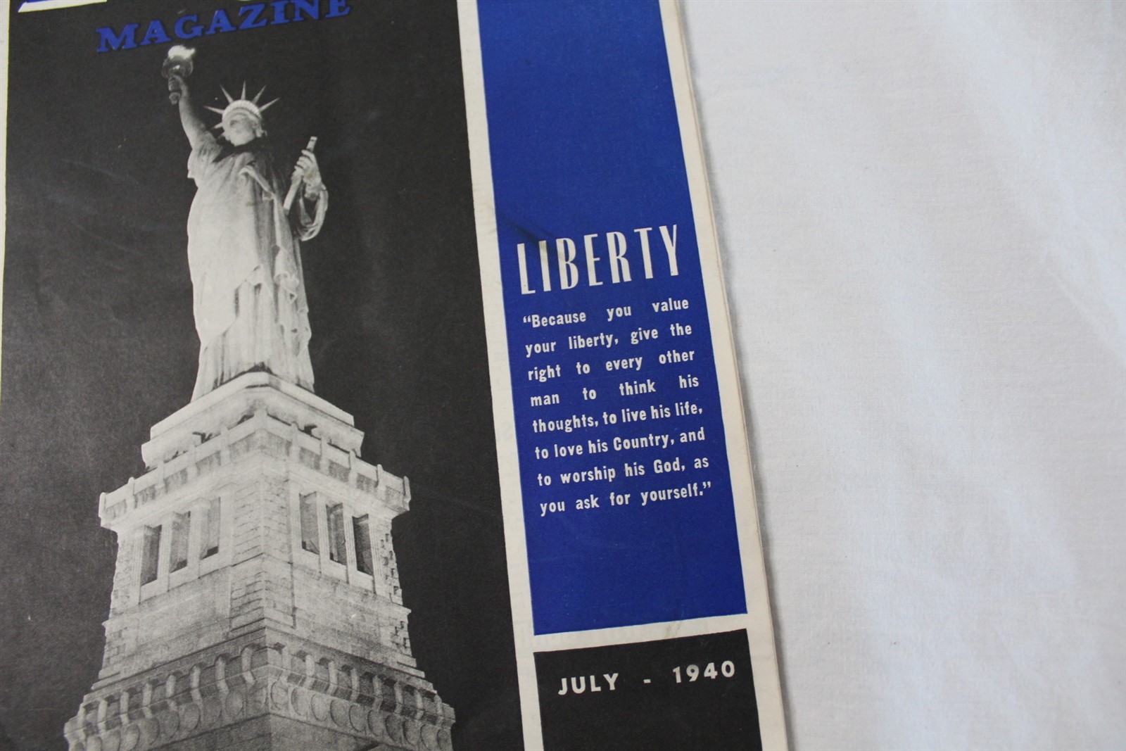Vintage The Eagle Magazine 39 Pages July 1940 Lots of Ad Pages