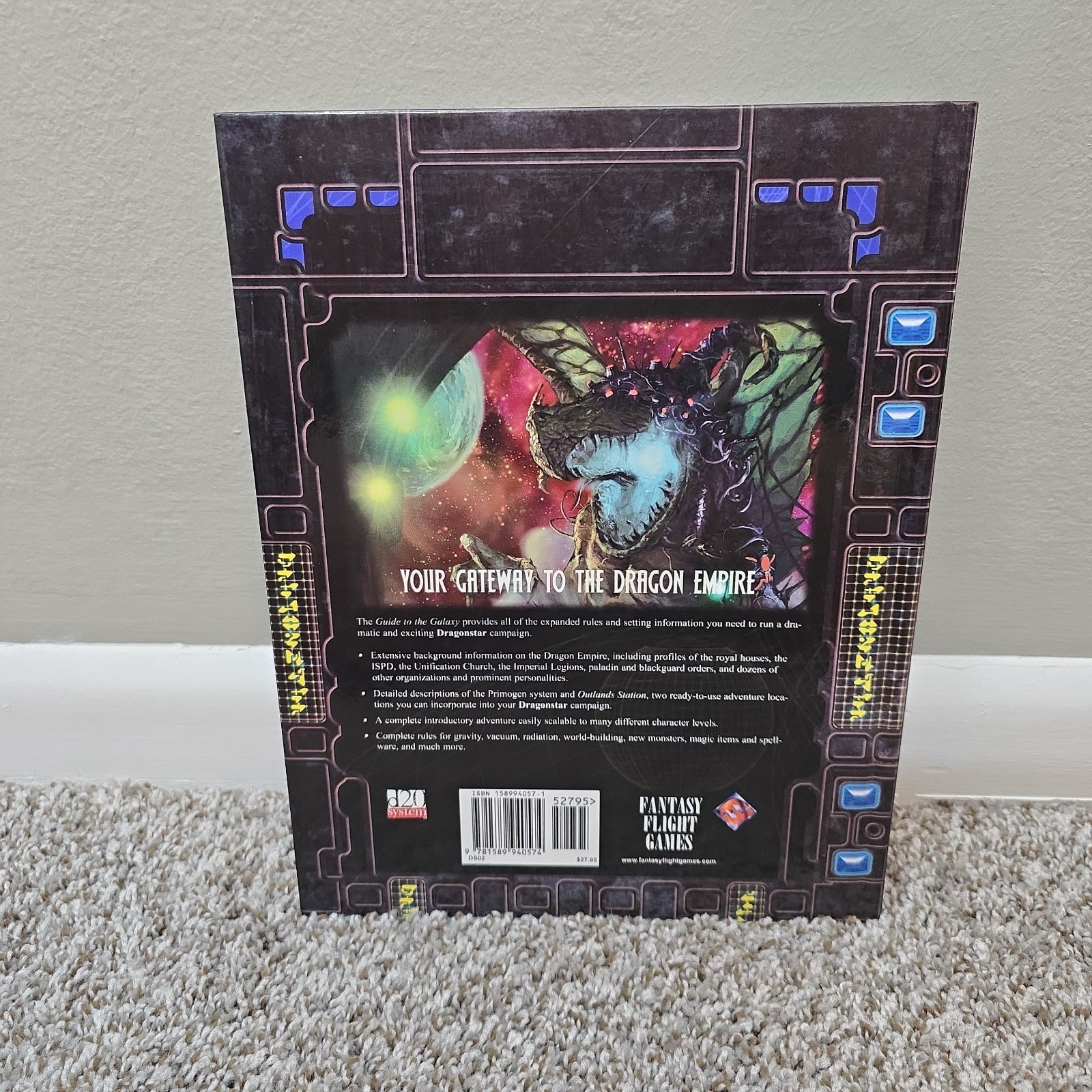 Fantasy Flight Games Dragonstar RPG Guide to the Galaxy Rules Book F-008