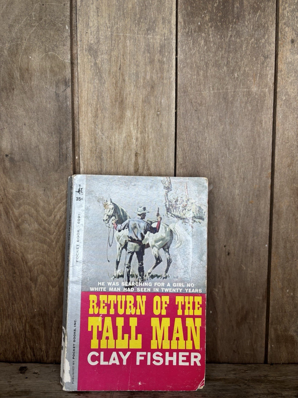 Return of The Tall Man by Clay Fisher 1st Printing Vintage Paperback