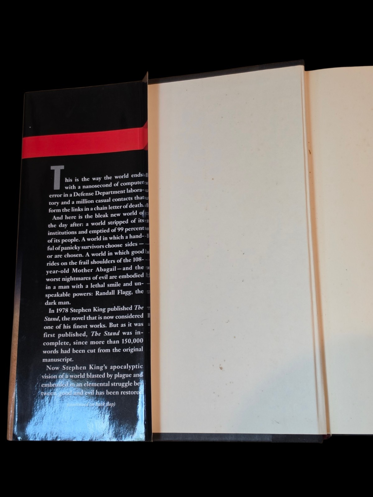 The Stand Stephen King First Time Complete And Uncut Hardcover Dust Jacket