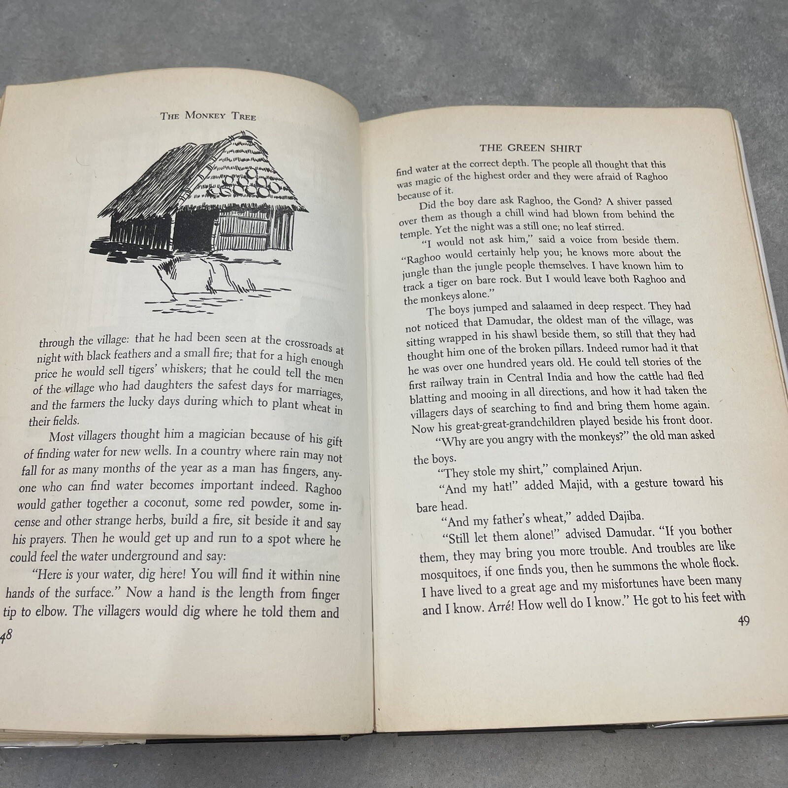 The Monkey Tree Irene Mott Bose 1956 Illustrated HC DJ First Ed Ex-Library