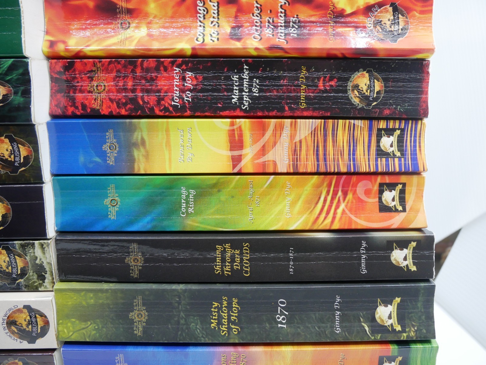 The BREGDAN CHRONICLES Ginny Dye Civil War Saga Paperback Lot 1-20 Complete