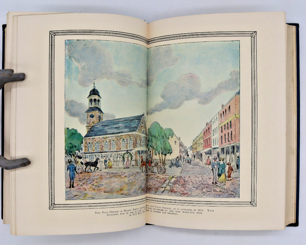 1925 Valentine’s Manual Of Old New York Hard Cover Illustrated 392 pages