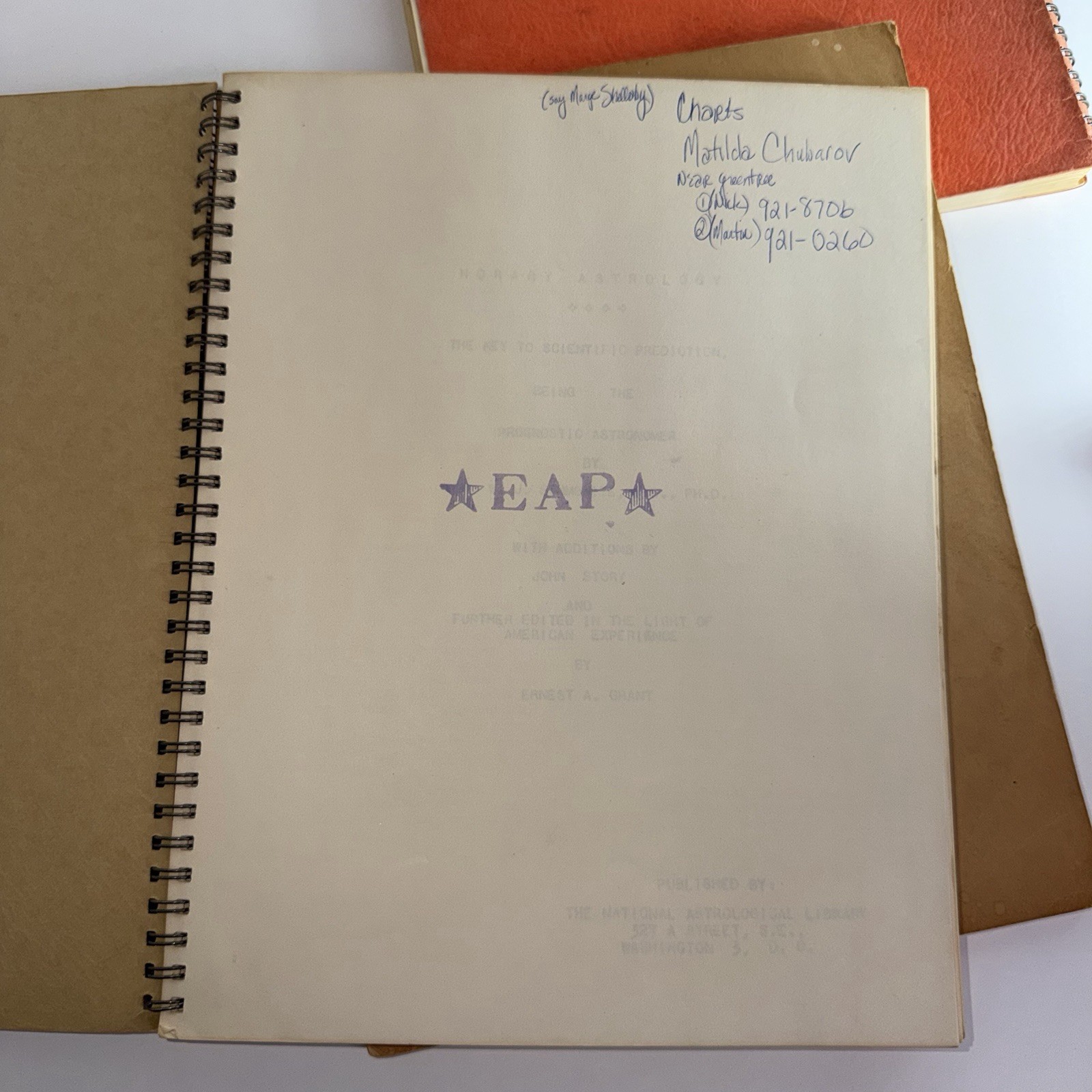 360 degrees of the Zodiac American Federation Of Astrologers Lot Of 3 Transits