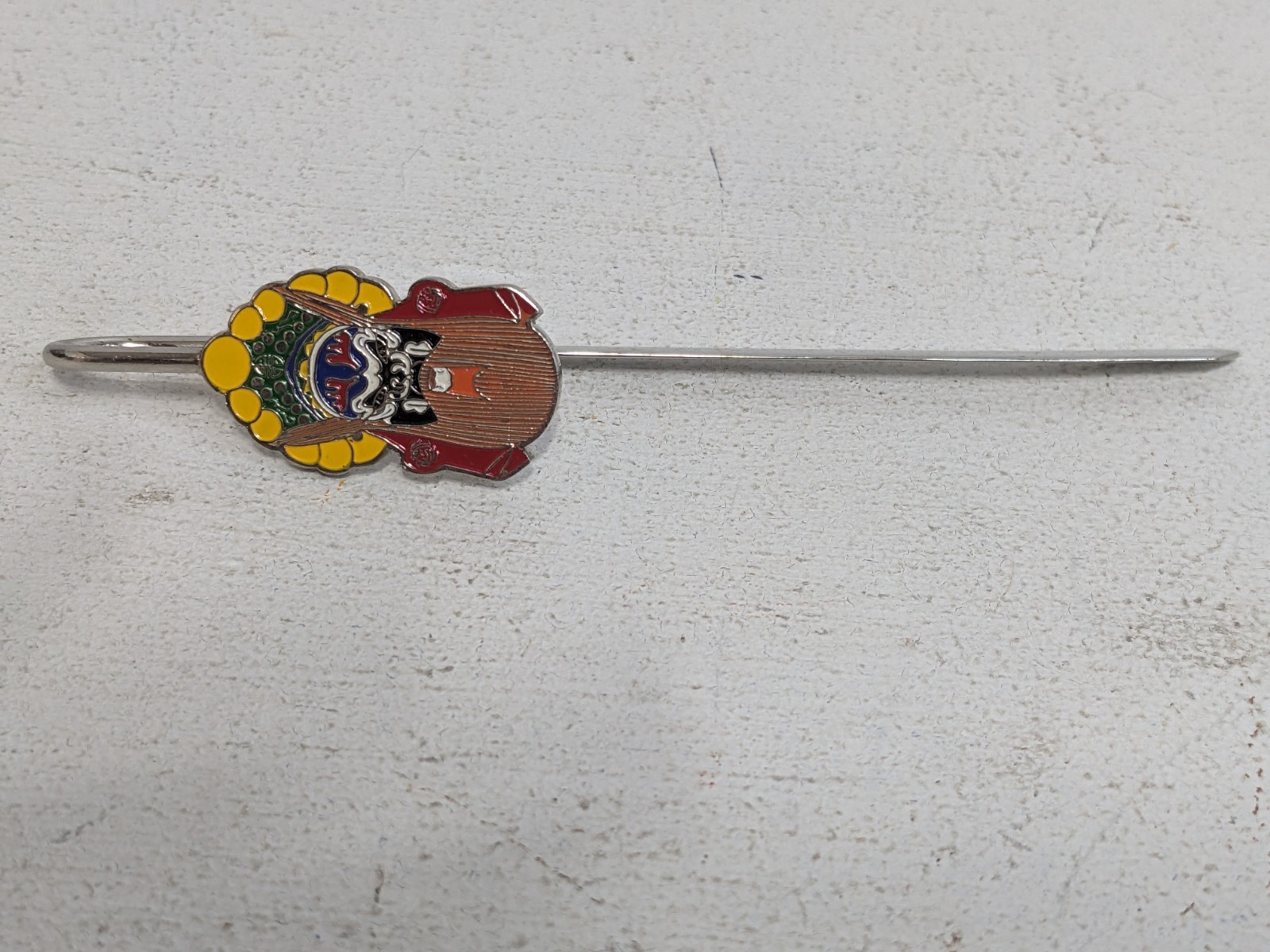 COLLECTIBLE CHINESE OPERA TYPE OF FACIAL MAKEUP BOOKMARK New