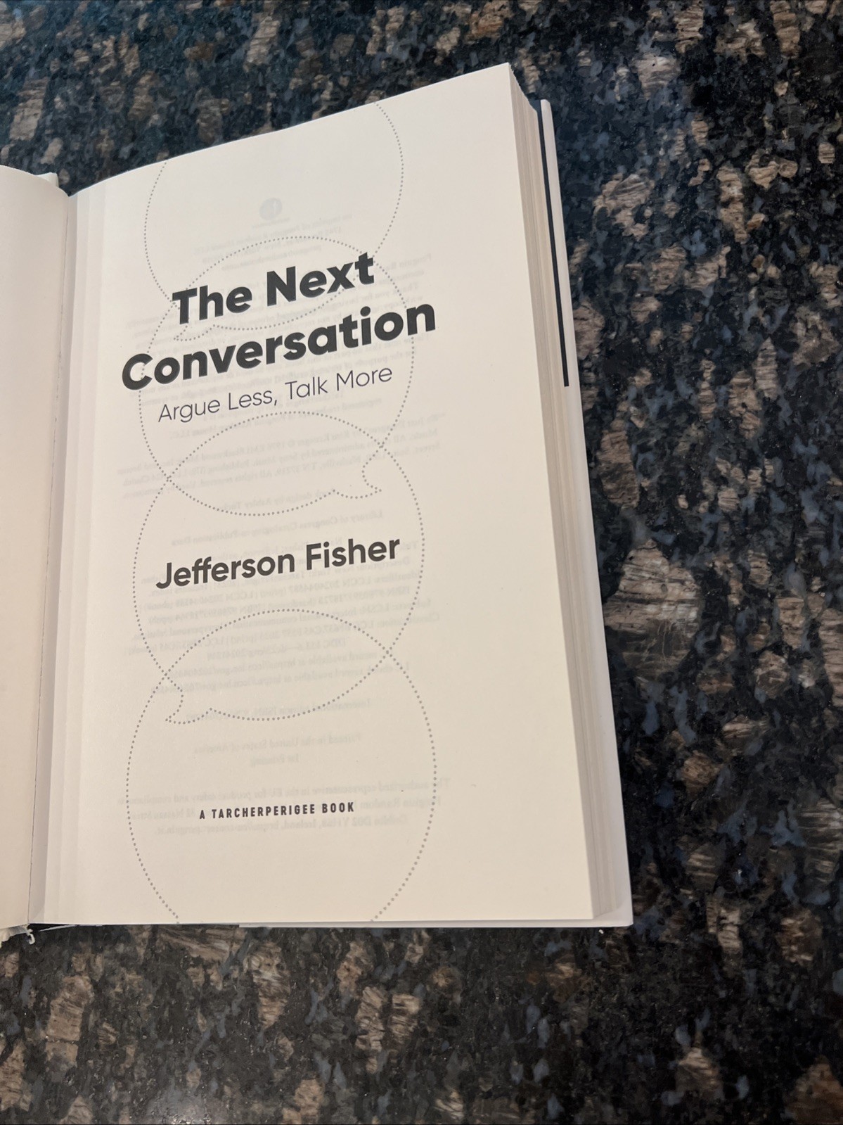 Next Conversation : Argue Less, Talk More by Jefferson Fisher 1st Print SIGNED