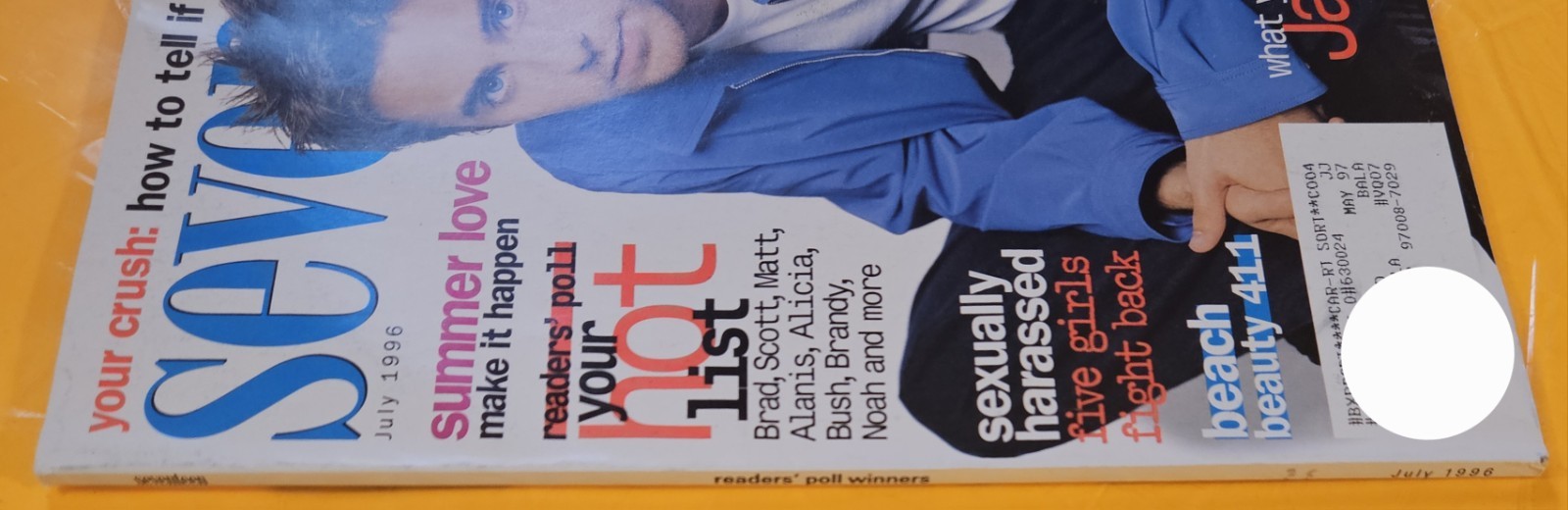 SEVENTEEN Magazine July 1996 – Jared Leto