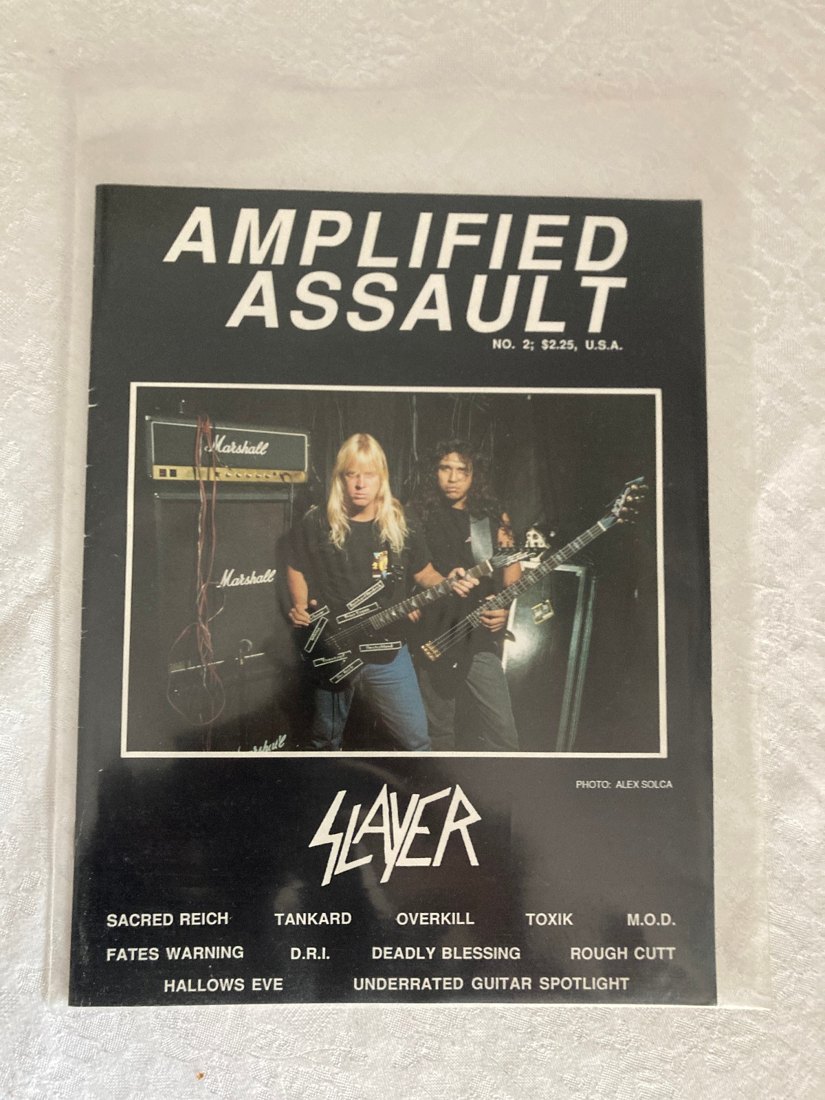 AMPLIFIED ASSAULT – NR. 2; (1988) Slayer Sacred Reich Overkill Tankard Toxik DRI