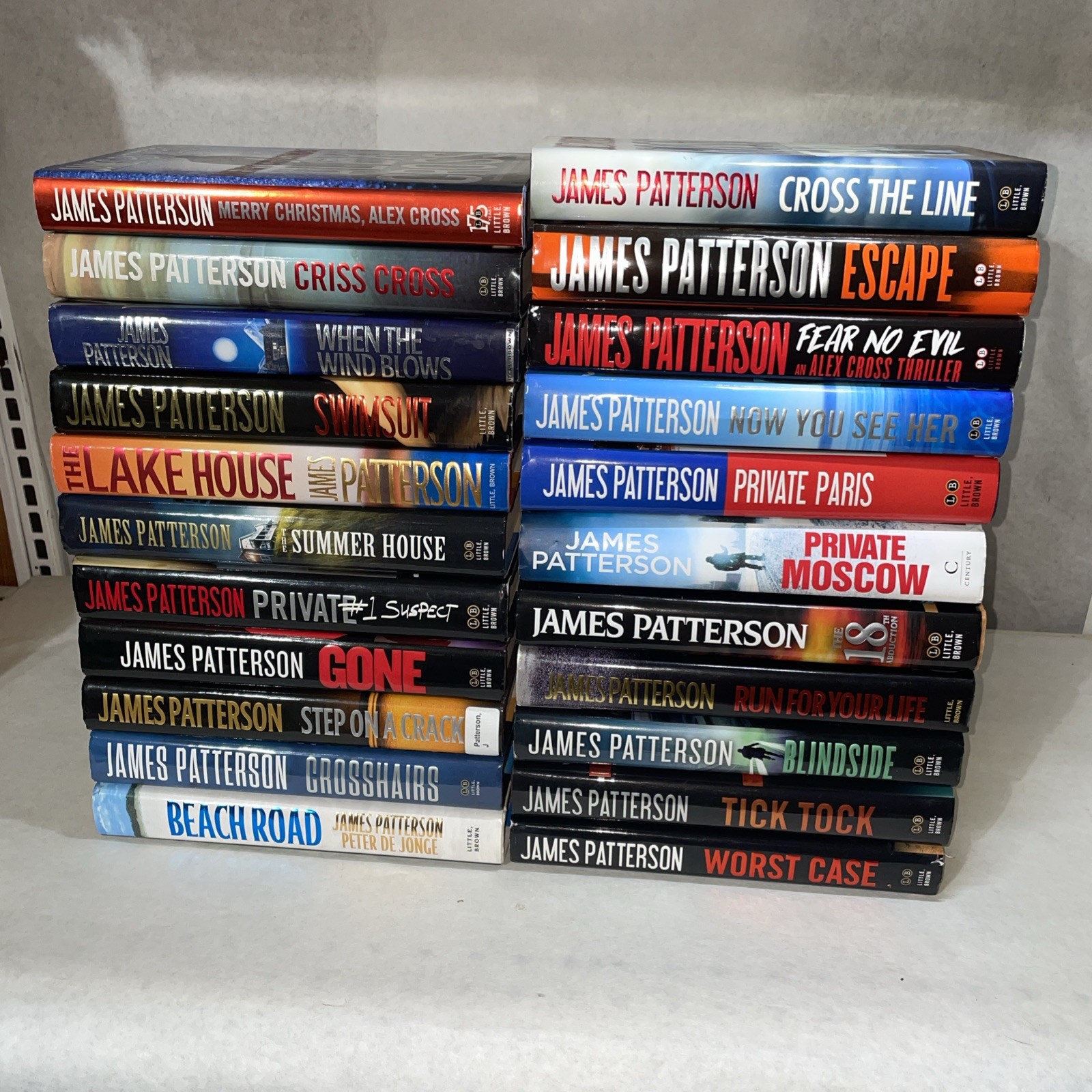 JAMES PATTERSON Mixed Lot of 22 Alex Cross Women’s Murder Club Hardcover Books