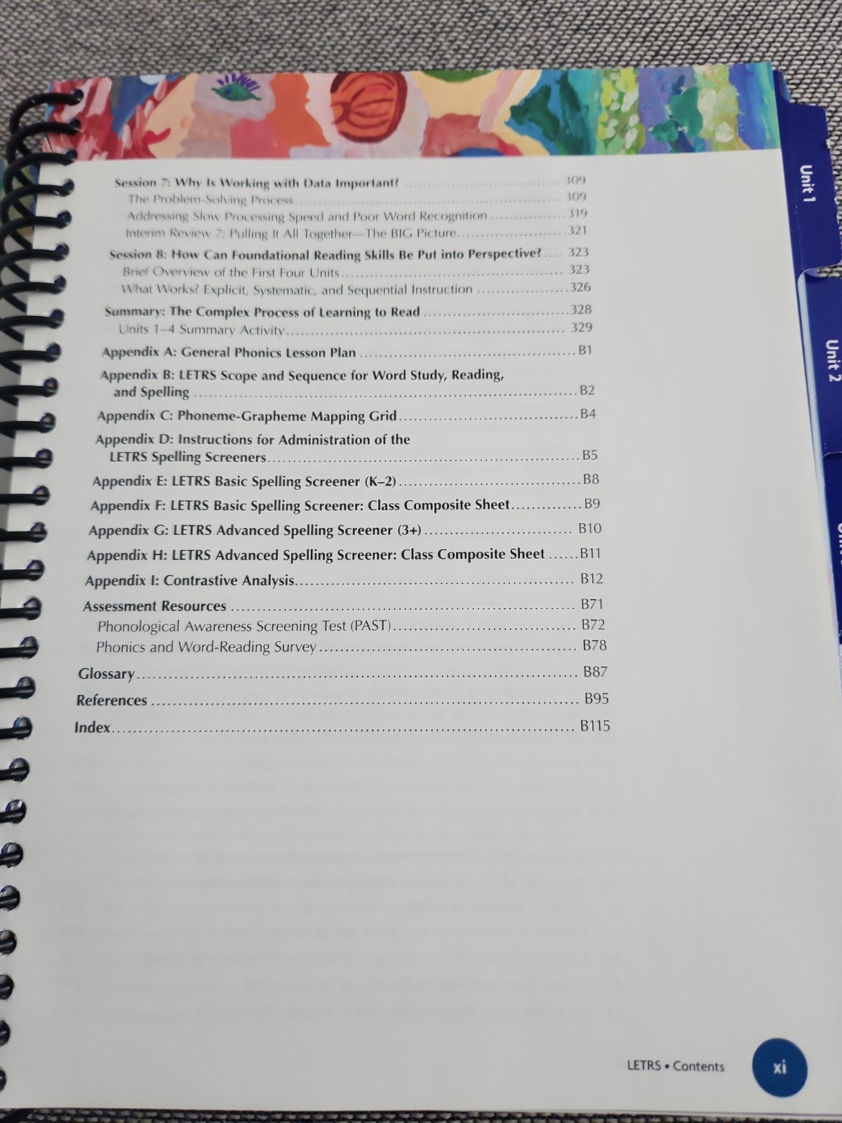 LETRS Volume 1 Units 1-4 Voyager Sopris by Louisa C. Moats and Carol A. Tillman