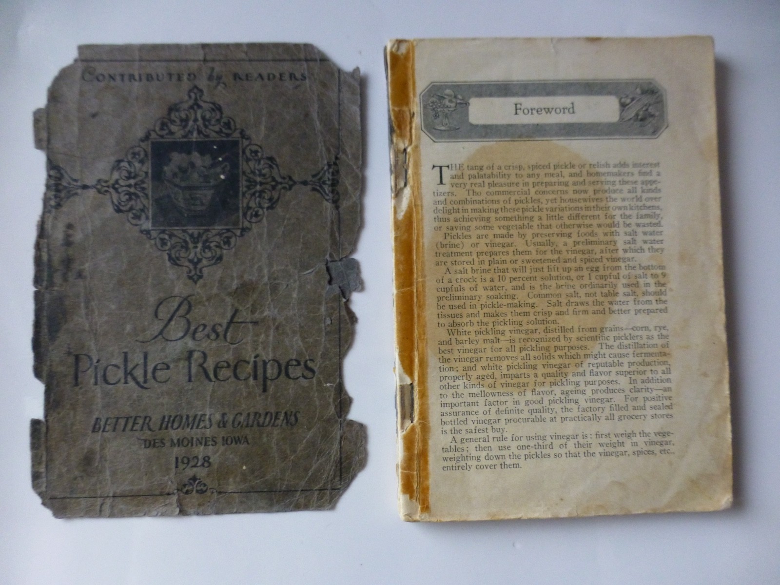 Better Homes & Gardens Best Pickle Recipes Des Moines Iowa 1928