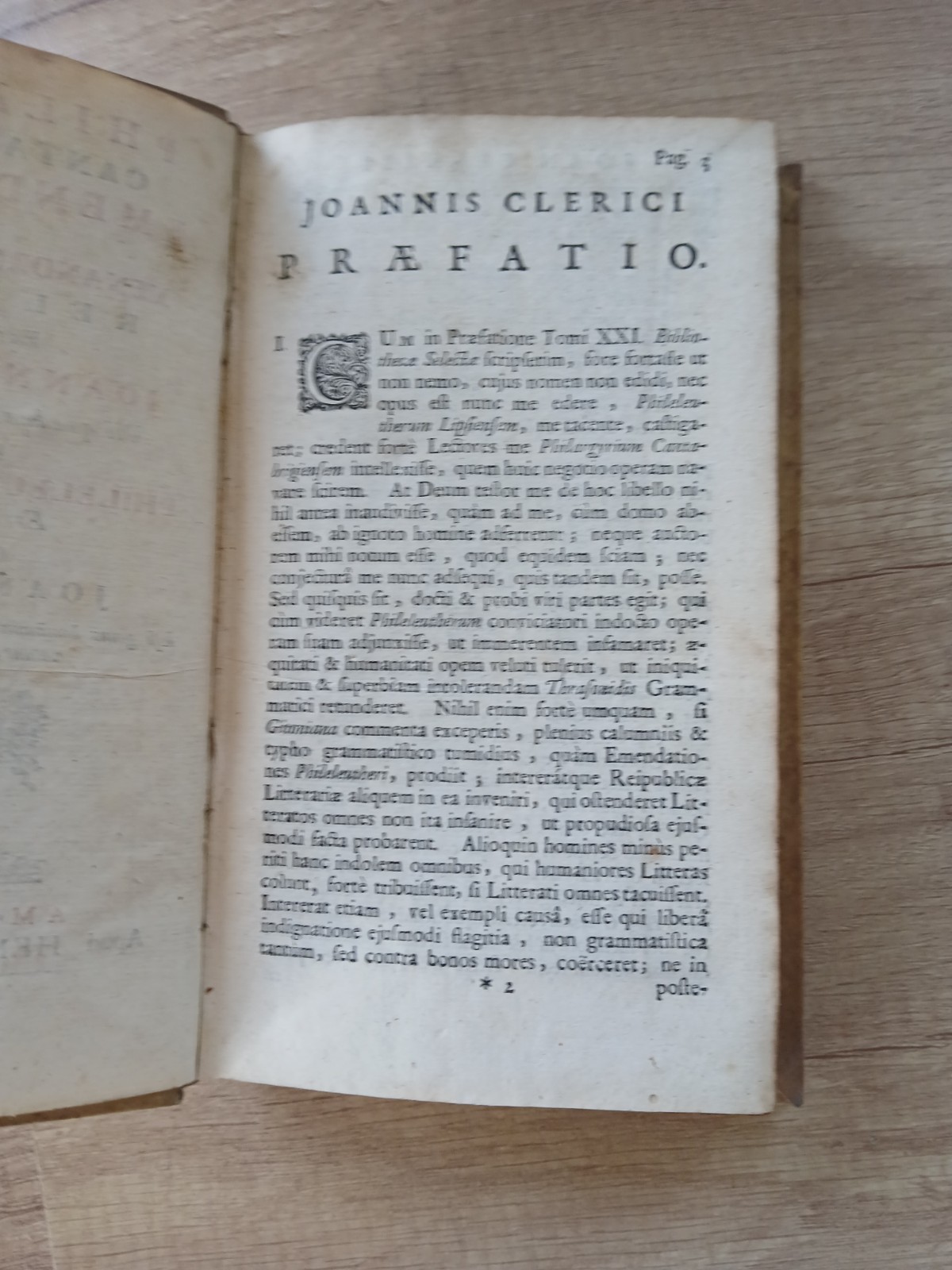 1711 RARE FIRST EDITION – Richard Bentley Philargyrii Cantabrigiensis: Emendat