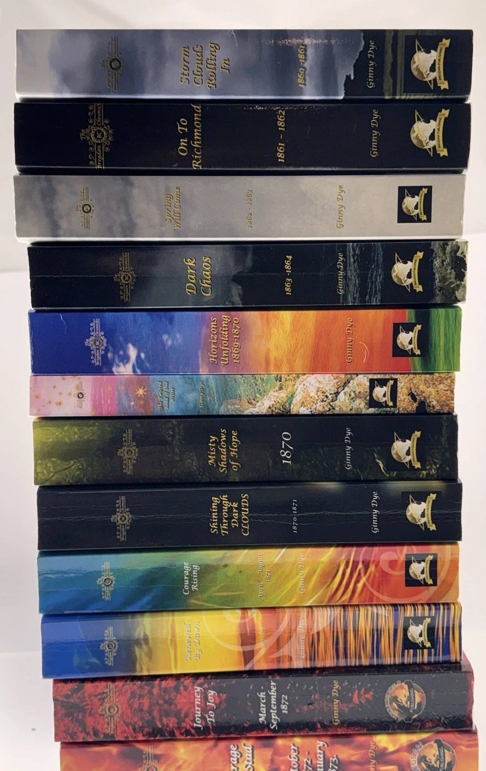 The Bregdan Chronicles GINNY DYE 13 Historical Book Lot 1-4 & 12-20