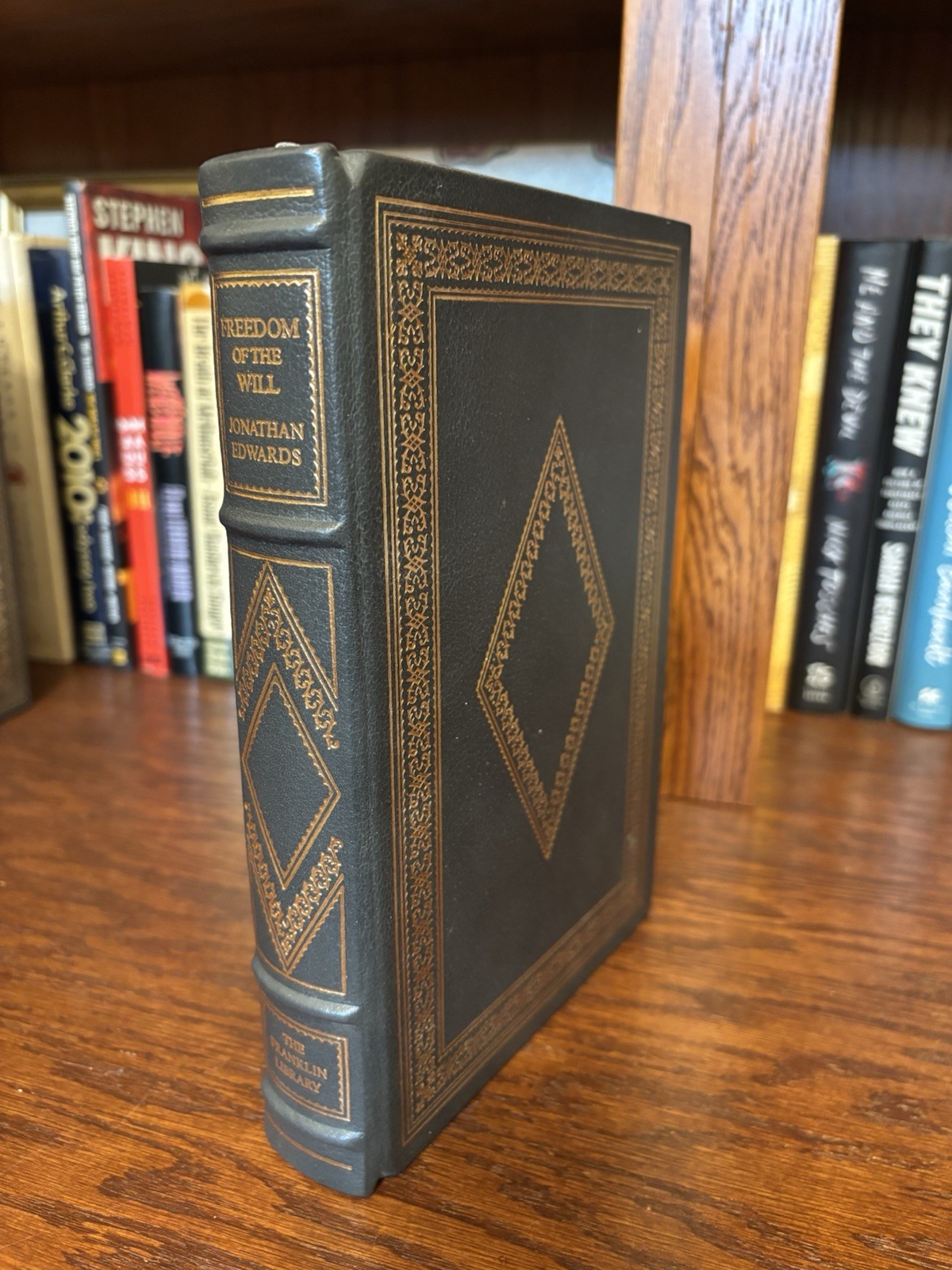 Freedom of the Will. Jonathan Edwards .Franklin Library 1984 Full Leather Fine