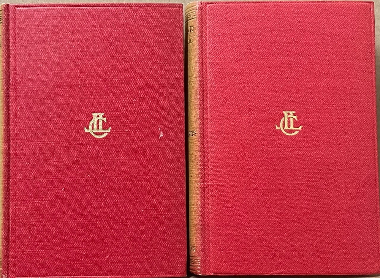 Caesar. Gallic & Alexandrian… Wars. Loeb Classical Library. 2 vols. HC 1952-57