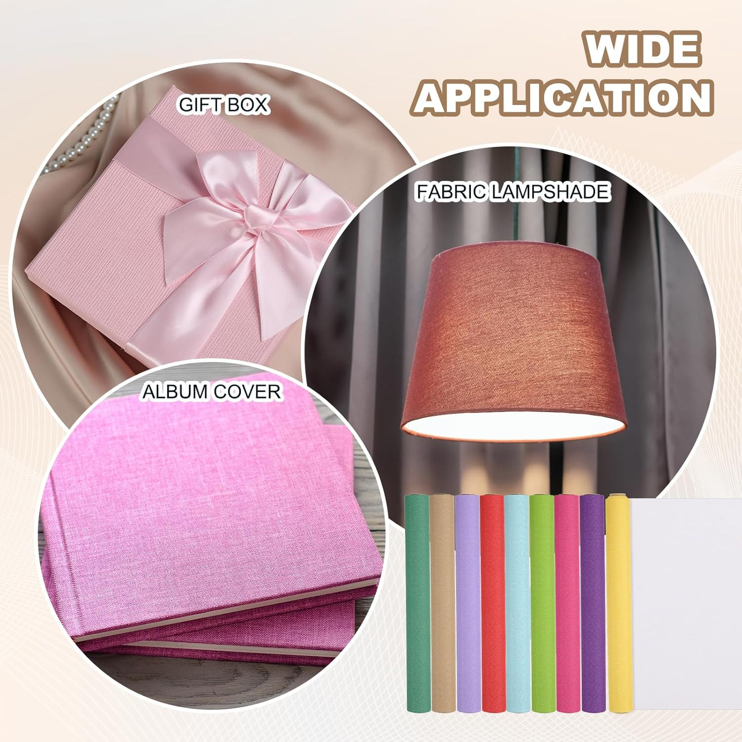 Book Binding Cloth, 51 X 11 Inches Book Cloth for Binding Repairing Fabric Su…