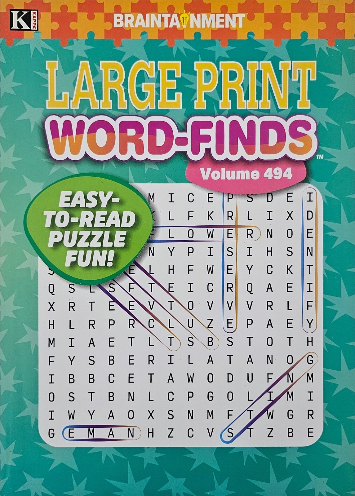 20 Large Print Word-Finds Puzzle Books Kappa Games Vol #491-516 ~ Search,Hunt