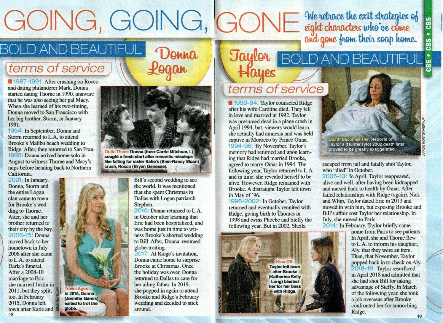 SOAP OPERA DIGEST Feb. 22 2021 Young & Restless Kristian Alfonso Alison Sweeney