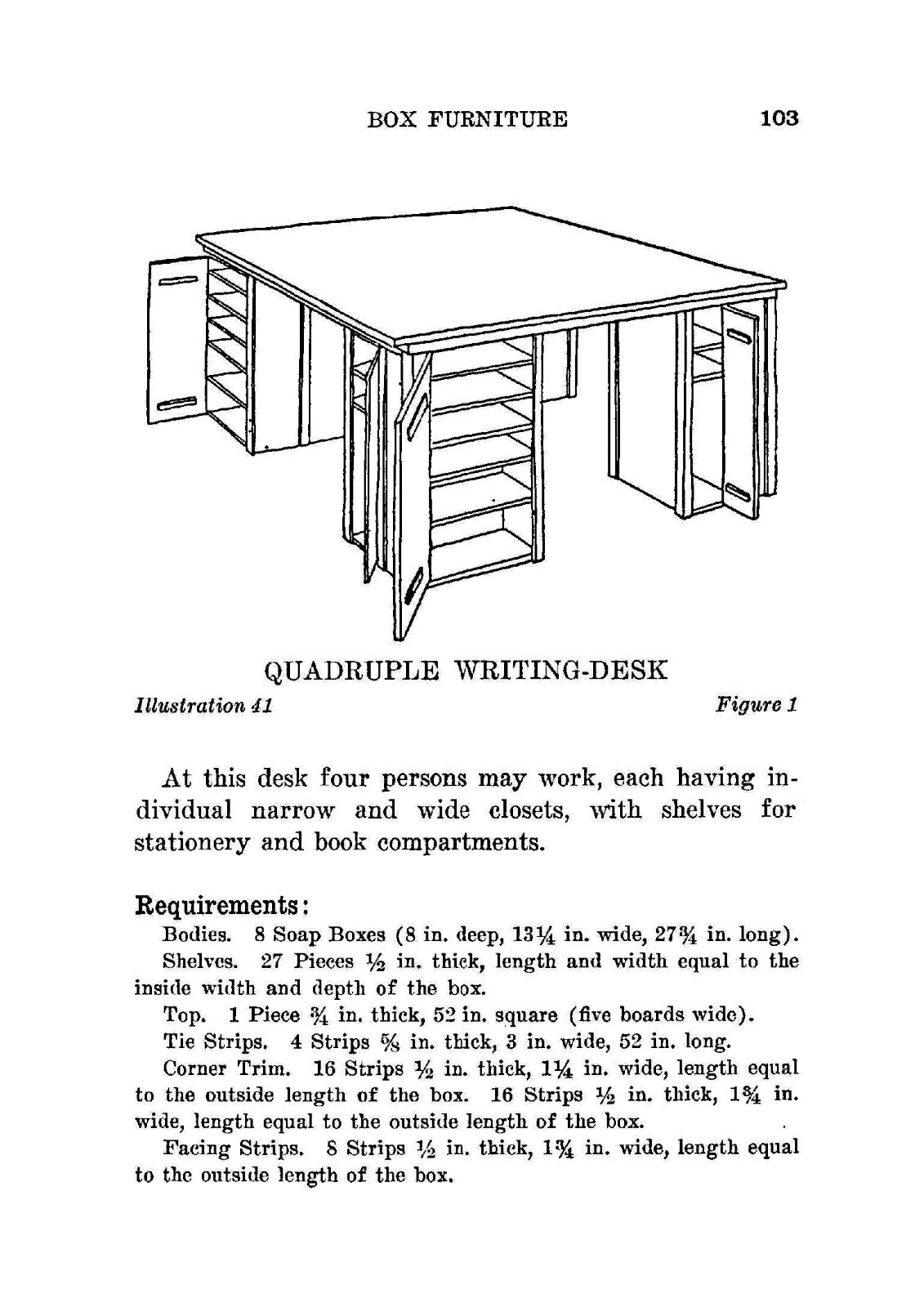 How To Make Box furniture “1909” 307 Pages