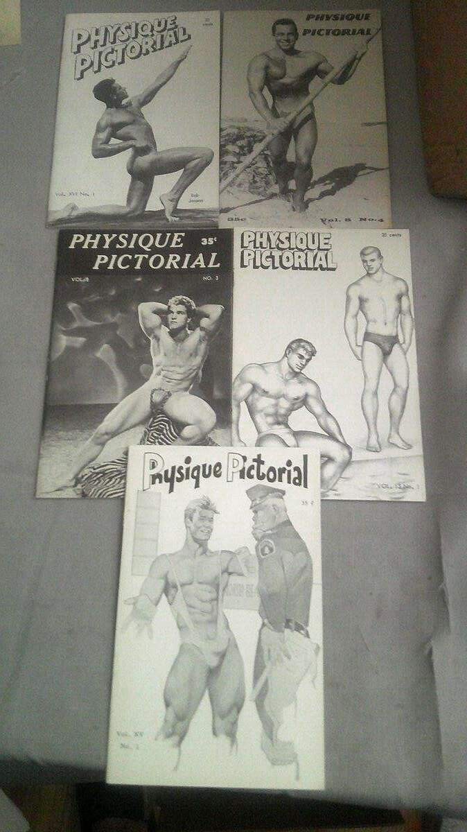 PHYSIQUE PICTORIAL MAGAZINES LOT OF 5 UN-CIRCULATED 1959, 60, 63 ,65, 66 !!